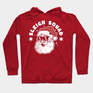 Sleigh Squad Funny Santa Claus Christmas Santa's Sleigh Hoodie